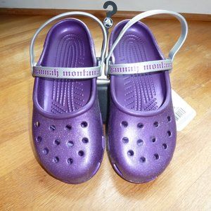 NWT RARE Mary Jane Hannah Montana CROCS! Sz 8! HTF